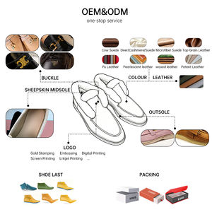 <span class=keywords><strong>Scarpe</strong></span> Mocassino Personalizzate da Uomo e Donna, Stile Retrò Sportivo alla Moda, in Morbida Pelle Scamosciata/Pelliccia Sintetica/Microfibra con Fodera in Pile - Product Image 3