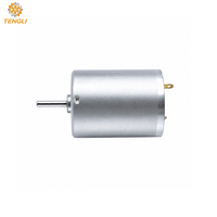 Moteur CC à balais fiable 370, moteur CC à aimant permanent 12V 24V pour machine de comptage de billets et équipement financier
