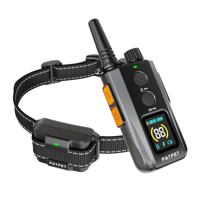 Starkes Elektronisches Anti-Bell-Halsband mit Anpassbarer Fernbedienung, Wiederaufladbar, 600FT Reichweite, Hundetrainingsprodukt