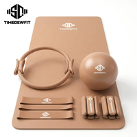 Kit de barre de Pilates personnalisé avec logo, bandes de résistance, fabricant professionnel d'ensembles de yoga et Pilates pour la maison et la salle de sport