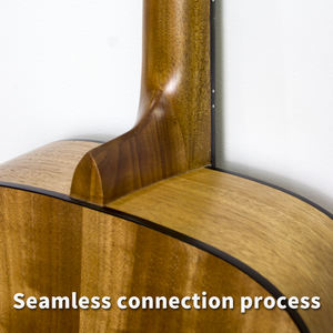 جيتار صوتي شعبي الأكثر مبيعًا مقاس 40 بوصة بسطح غير لامع من خشب التنوب وخشب الماهوجني التقني للمبتدئين واللاعبين ذوي الخبرة - Product Image 3