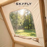 Tente de camping Oxford imperméable, coupe-vent, monocouche, durable, fournisseur OEM personnalisé