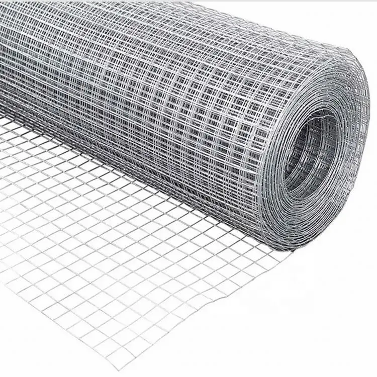 Hot dipped galvanized 1/4 inch welded square hole shape mesh 3mm wire 6mm 8mm 10mm Apertures welded rabbit cage mesh