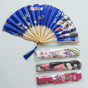 Bamboo Crafts Multicolor Wooden, Hand Fan Chinese Fans Handheld Folded Fan for Wedding Party and Home Decoration/