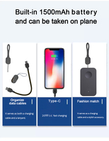 Chargeur d'urgence pour téléphone, porte-clés, mini batterie portable, chargeur de montre pour Iwatch