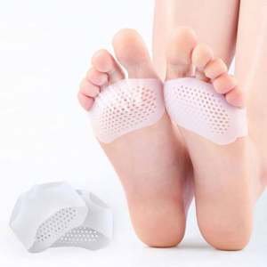Coussinets métatarsiens en silicone pour femmes, demi-semelles pour talons hauts, inserts anti-douleur pour les pieds, soin des ampoules, coussinets en gel - Product Image 2