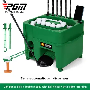 Lanzador de Pelotas Semiautomático PGM Recién Mejorado para <span class=keywords><strong>Golf</strong></span> en Interiores con Soporte para Palos, Caja de Pelotas Multifuncional, Material ABS, Modelo JQ021 - Product Image 3