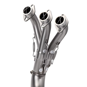Nouveaux systèmes d'échappement complets pour <span class=keywords><strong>moto</strong></span>, tuyau en fibre de carbone, silencieux à enfiler pour <span class=keywords><strong>Yamaha</strong></span> MT09 FZ09 Tracer 9 GT XSR900 2021-<span class=keywords><strong>2023</strong></span> - Product Image 2