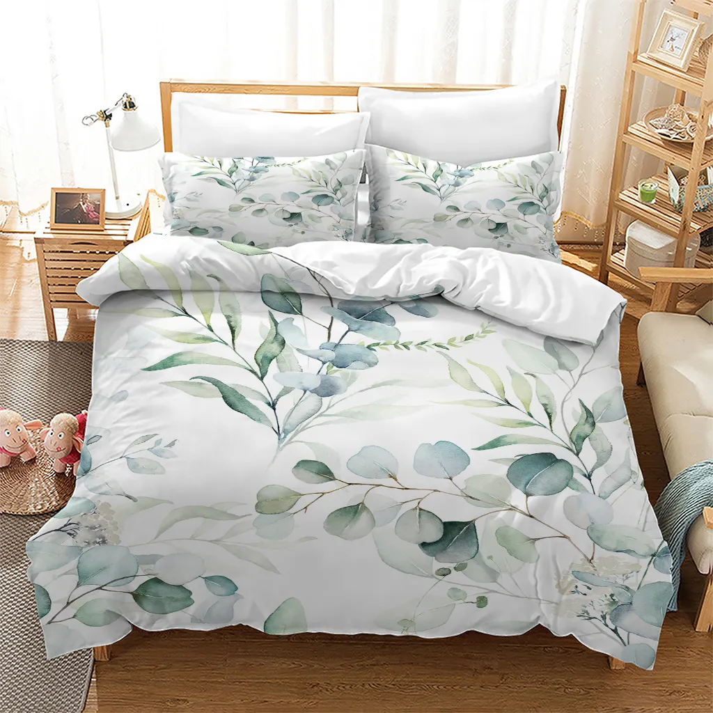 Factory Supplier Bed Sheets Set Luxury Custom 100% Polyester 4pcs Hotel Bedsheets Bedding Set Wholesale Bed Sheets