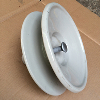 Isolateur de suspension en porcelaine anti-pollution à double abri YONGCELE XWP1-70, haute distance de fuite, 10KV 50/60Hz, pour ligne aérienne