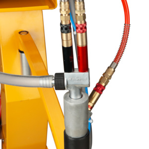 Macchina per verniciatura a polvere elettrostatica con componente centrale della pompa per zincatura in metallo e forno per indurimento in acciaio - Product Image 5