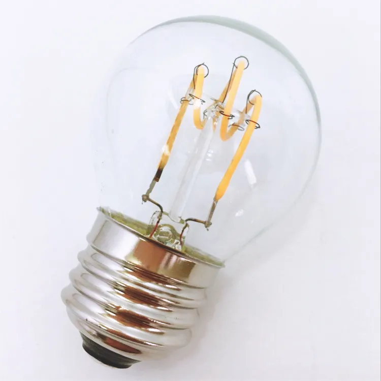 Chất Lượng Cao Hiện Đại 2022 G45 LED Filament Bulb E26 E27 LED Chiếu Sáng Bulb