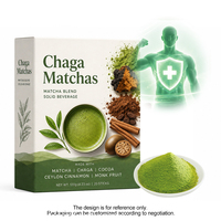 Chaga Matcha Matcha, Chaga Cacao Ceylon Kaneel & Monniksvrucht Supplement, Suikerarme Latte Mix |   Gezellige winterdrank & afternoon tea