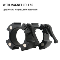 Colliers de serrage pour haltères en plastique et aluminium de 25/28/30/50 mm pour entraînement en salle de sport, libération rapide, verrous de plaques de poids, clips avec aimant
