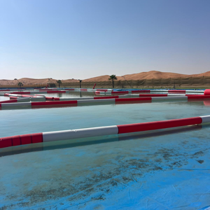 Pista de Carreras de Go-Karts Inflable Personalizable con Barreras Modulares |   Pista de Carreras Flotante Comercial para Grandes Parques Acuáticos - Product Image 2