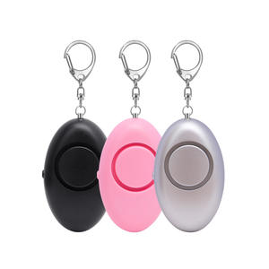 Vente en gros de porte-clés de sécurité d'alarme personnelle en forme d'oeuf mignon pour femmes porte-clés d'alarme avec LED pour l'auto-défense et l'urgence - Product Image 1
