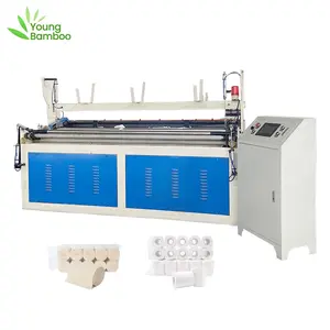 Cost price toilet paper rewinding slitting machinery tissue paper making machine toilet