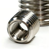 304 Stainless Steel Metric Helica Wire Thread Insert Galvanized Finish Fully Threaded 12mm Diameter Fine-tooth Right/Left Thread