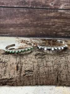 Bracelet unique en argent sterling fait à la main avec un buffle blanc, bijoux artisanaux faits à la main, cadeau pour elle, style bohème - Product Image 3