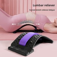 Soutien de la colonne vertébrale lombaire soutien de la taille planche d'exercice étirement Traction dos masseur équipement magique pour 1688 Agent d'achat