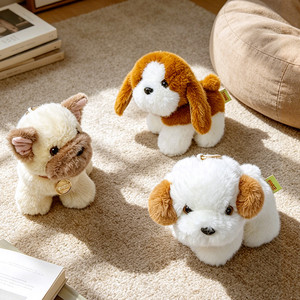 Set de Peluches de Perros Wang Squad, 12 Estilos, <span class=keywords><strong>Cachorros</strong></span> de Peluche, <span class=keywords><strong>Poodle</strong></span>, Husky, Corgi, Bulldog, con Etiqueta Metálica, Regalo Personalizado OEM - Product Image 3