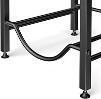 Support de bouteille d'eau en métal robuste à 4 niveaux, support de rangement pour bouteille d'eau de 5 gallons, support pour cuisine, maison, bureau, salon