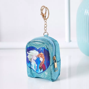 กระเป๋าใส่เหรียญ<span class=keywords><strong>หนัง</strong></span> PU แฟชั่น ทนทาน พิมพ์ลาย<span class=keywords><strong>การ์ตูน</strong></span>ดิสนีย์ ขนาดเล็ก พร้อมพวงกุญแจ - Product Image 2