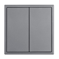 Panneau de commande mural intelligent KNX à 2 touches et 2 commandes pour l'éclairage et les rideaux, avec application Smart Life