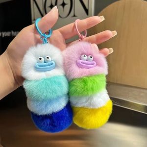 Moelleux Grande Bouche Chenille Porte-clés Mignon Jouets En <span class=keywords><strong>Peluche</strong></span> <span class=keywords><strong>Boule</strong></span> De Fourrure Moche <span class=keywords><strong>Peluche</strong></span> Poupée Saucisse Bouche Porte-clés <span class=keywords><strong>Peluche</strong></span> Pom Pom Pendentif - Product Image 1
