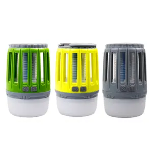 Lampu Kemah pembunuh nyamuk, lampu lentera led 2W COB, USB, dapat diisi ulang