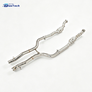 ท่อร่วมไอเสียท่อไอเสียสเตนเลสสตีล304สำหรับเมอร์เซเดสเบนซ์ W221 S500 5.5L M273 V8การไหลสูงโดยตรง - Product Image 5