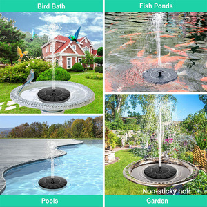 KINGSOL, venta al por mayor, kit flotante <span class=keywords><strong>sumergible</strong></span> para baño de aves, fuente de energía Solar, bomba de agua automática para exteriores - Product Image 5