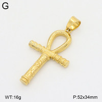 Pendentifs plaqués or en gros, designs de bijoux fantaisie avec croix religieuse, ailes d'ange, portrait d'animal et nœud