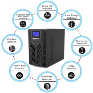 10 Kva 업 220V 110V UPS 순수 사인파 온라인 UPS - Product Image 5