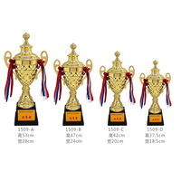 Trophée de football personnalisé en métal de haute qualité, médaille d'or de sport