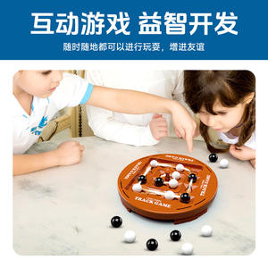 เกมกระดานพลาสติก Orbital Logic Chess Track สำหรับเด็กอายุ 4-6 ปี ของเล่นเสริมพัฒนาการ พร้อมตัวหมาก 16 ชิ้น - Product Image 2