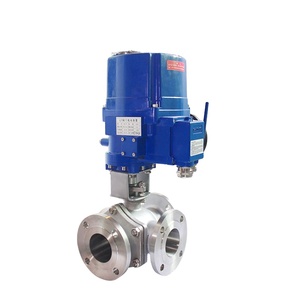 Venta de Liquidación COVNA B2B: Válvula de Bola Eléctrica de Acero Inoxidable de 3 Vías a Prueba de Explosiones, Tipo Regulador, con Brida - Product Image 4