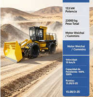 Compacteur de déchets industriels lourds 23T 200HP, machine de compactage MSW pour projets de décharges