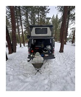 Tente de toit pour pick-up, imperméable et coupe-vent, auvent de benne de camion léger et pliable, une chambre, camping toutes saisons