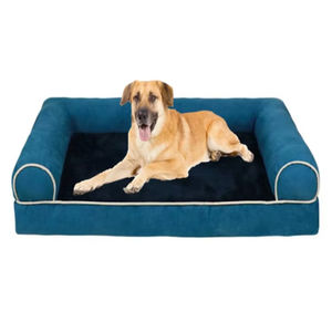 Grand oreiller de luxe personnalisé pour lit de chien en mousse à mémoire de forme Oreiller orthopédique intérieur imperméable pour chien Canapé confortable pour animaux de compagnie - Product Image 1