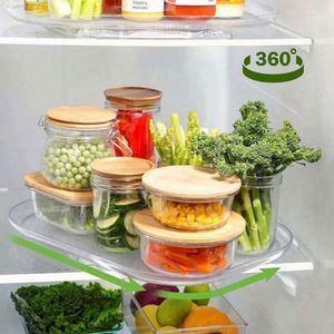 Boîte à lunch multifonctionnelle en verre haute température, compatible micro-ondes et réfrigérateur, avec couvercle en plastique durable et écologique - Product Image 3