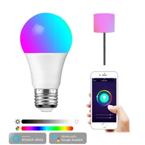 Smart LED-Lampe Smart APP-Steuerung RGB Farbe 10W Smart Home WiFi Dimmen und Farbe