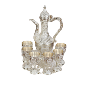 Turkish <b>Tea</b> Pot <b>Set</b> Traditional Ottoman Anatolian Greek <b>Arabic</b> Animal Pattern Metal Double Teapots Wholesale <b>Tea</b> <b>Sets</b> - Product Image 1