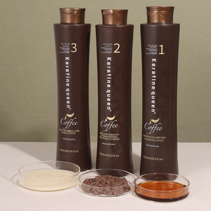 Crema Alisadora <span class=keywords><strong>de</strong></span> <span class=keywords><strong>Cabello</strong></span> con Queratina <span class=keywords><strong>de</strong></span> Café OEM, Tratamiento Sin Silicona para el Cuidado del Cuero Cabelludo, Fórmula Refrescante, Reparadora y Suavizante para Uso en Salón - Product Image 1