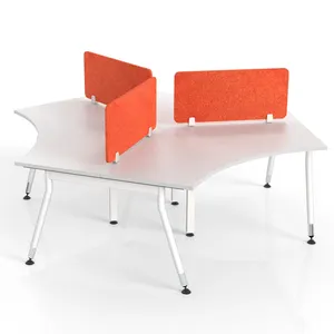 Divisores de Oficina Plegables en Forma de U, Insonorizantes, de Alta Calidad, 100% Poliéster, Biombos de Privacidad para Escritorio - Product Image 1