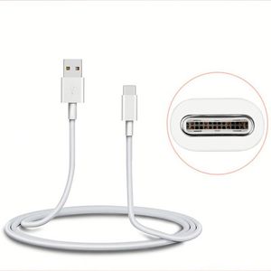 สายชาร์จเร็วแบบ Type C ยาว 3 ฟุต (1 เมตร) หัวต่อ Type C เป็น USB สำหรับชาร์จเร็วและถ่ายโอนข้อมูล สายชาร์จโทรศัพท์มือถือ สายไฟ USB - Product Image 4
