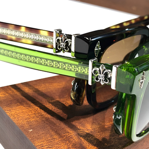 Cao cấp chống phản chiếu Kính mát Thiết kế hiện đại Leopard in Brown xanh xám đa-màu khung Shades mang nhãn hiệu cảnh tượng - Product Image 5