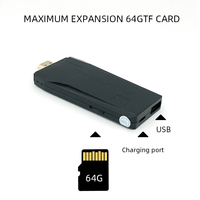 M8 Famille TV 64G Coffret Cadeau Console de Jeux Vidéo 4K HD avec Manette Sans Fil 2.4G et 20000 Jeux Intégrés Joueurs de Jeu Portables