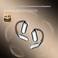 Casque sportif transfrontalier à écran LCD ouvert, écran tactile couleur, pour traduction intelligente AI ANC, IPX7