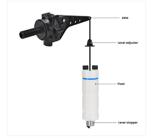 gran caudal de agua de 2 pulgadas del tanque de la torre de bola flotante llenar Válvula de control de nivel de agua - Product Image 1